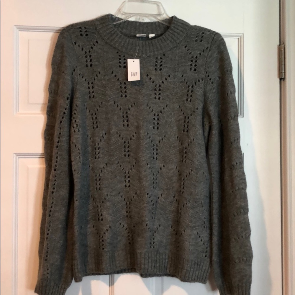 NWT Gap eyelet sweater size M